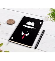 BK Gift Kişiye Özel Godfather Baba Tasarımlı Siyah Defter ve Kalem Hediye Seti-10