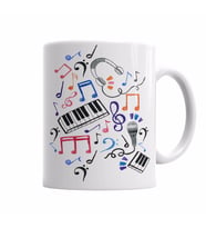 İyi Zıplayanlar  Müzik Notları ve Semboller  müzik notolar  Kupa Bardak Porselen