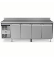 Electrolux Professional Endüstriyel Soğutmalı Tezgah, Sırtlı, "heavy Duty", Aısı304, -2°/+10°c, Dijital, Tropikal - 590 Lt, 4 Kapılı EH4H3AAAA