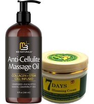 7Days Antiyağ Slimming Cream Krem 100 ml + Anti-Cellulite Massage Oil 240 ml Masaj Yağı