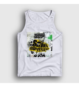 Presmono Unisex Beyaz Wall 5 Seconds Of Summer Atlet 79257tt