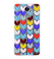 PrintiFy Huawei Y7 Prime ile Uyumlu 1mm Slim Fit Water Color 1 Baskılı Şeffaf  Kılıf