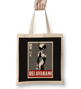 Rei Ayanami 09 Bez Çanta Uzun Saplı