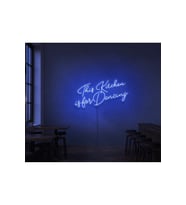This Kitchen is for Dancing Yazılı Neon Tabela