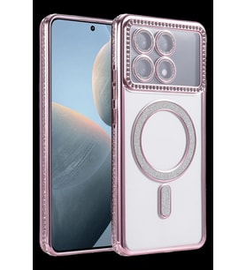 Pilelistore   Xiaomi Poco X6 Pro Joke Simli Magneticsafe Kılıf - Pembe