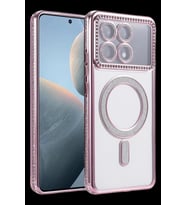 Pilelistore   Xiaomi Poco X6 Pro Joke Simli Magneticsafe Kılıf - Pembe