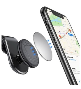 Araba  Klimasına  Takılan  Mandallı  Mıknatıslı Telefon Tutucu