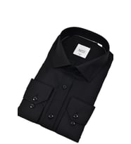 Erkek Slim Fitt Uzun Kol Kulplu Gömlek 2396 BGL-ST04379 (Siyah)