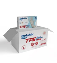 ŞeyliŞeyler Dolphin Tpe Eldiven Krem Large 100'lü 1 Paket