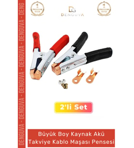 #TakviyePensesi Güçlü Yaylı Yüksek Performanslı Büyük Boy Akü Artı Eksi Takviye Kablo Maşası Pensesi
