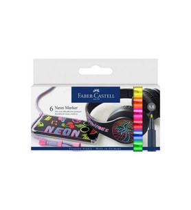 Faber Castell Neon Markör 6'Lı Set