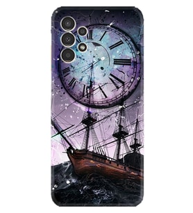 Samsung Galaxy M14 Uyumlu Kılıf Silikon Desen Özel Seri Time 1749