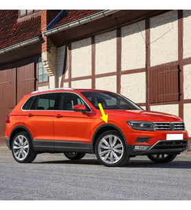 VW Tiguan 2016-2020 Sağ Ön Çamurluk Plastik Dodik 5NA854732E