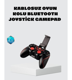 Kablosuz Bluetooth Oyun Kolu Mobil TV PC Uyumlu Ergonomik Tasarım
