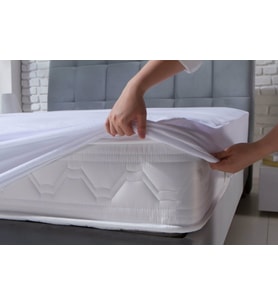 Doqu Home Sleepline Sıvı Geçirmez Fitted Alez 180 x 200 (Beyaz)