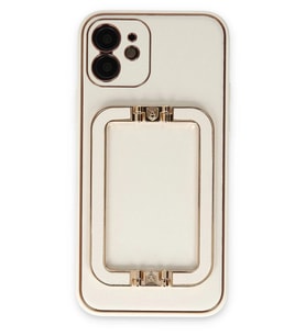 Durukar® iPhone 12 Kılıf Coco Elit Kapak - Beyaz