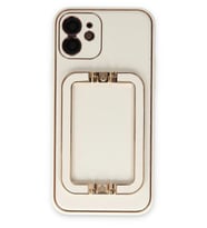 Durukar® iPhone 12 Kılıf Coco Elit Kapak - Beyaz