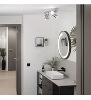 RIOLİGHT MODERN1 KROM1 MAFSALLI HAREKETLİ BAŞLIK 4XGU10 DUYLU LED SPOT AVİZE(AMPÜL DAHİL)