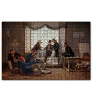 Cakapuzzle Danimarkalı Sanatçılar Roma'da  Puzzle Yapboz MDF (Ahşap) (120 Parça)