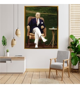 ÇERÇEVELİ ATATÜRK TABLO S372