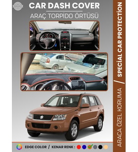 SUZUKI GRAND VİTARA (2006-2012) Torpido Örtüsü Panel Torpido Koruma Tam Uyum UV Koruma Hızlı Montaj
