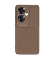 Reno 11f Kılıf Auto Focus Karbon Kapak - Kahverengi