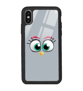 iPhone X Grey Tasarımlı Glossy Telefon Kılıfı