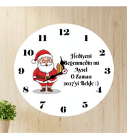 Çalışanlara Özel Esprili Yılbaşı Duvar Saati