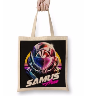 Metroid Samus Aran Bez Çanta Uzun Saplı