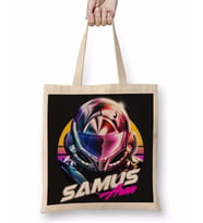 Metroid Samus Aran Bez Çanta Uzun Saplı