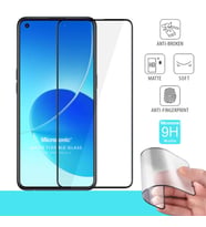 Microsonic Oppo Reno 6 4G Seramik Matte Flexible Ekran Koruyucu Siyah