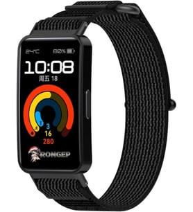 Huawei Band 10-9-8 ile Uyumlu [Hook Loop] Kumaş Kordon Yumuşak ve Konforlu Huawei Band 8 Kordon Terletmeyen Nefes Alabilir Yapılı Cırt Cırt Tasarımlı Huawei Band 10 Kordonu