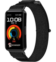 Huawei Band 10-9-8 ile Uyumlu [Hook Loop] Kumaş Kordon Yumuşak ve Konforlu Huawei Band 8 Kordon Terletmeyen Nefes Alabilir Yapılı Cırt Cırt Tasarımlı Huawei Band 10 Kordonu