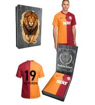 Galatasaray Orijinal 23-24 Parçalı İsme Özel Forma Hediyelik Ahşap Kutulu (Karışık)