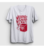 Presmono Unisex Beyaz Washing Machine Heart Mitski T-Shirt 545713tt (Beyaz)