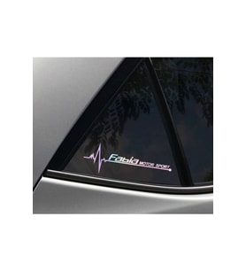 Fabia Yan Cam Sticker Oto Kapı 20 Cm X 7 Cm Hologram c86