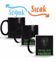 Engineer Trust Me Sihirli Kupa Bardak Porselen