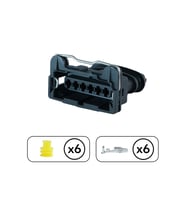 Universal Erkek Soket 6 Pin Kablosuz