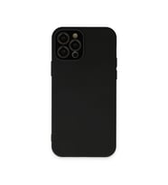 Apple İphone 12 Pro Max Kılıf Lansman Glass Kapak - Siyah