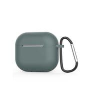 Apple Airpods 3. Nesil Uyumlu Zore Airbag 28 Silikon Kılıf (Koyu Yeşil)