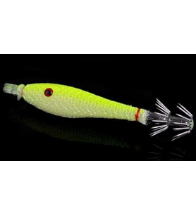 PROFISHER Kalamar Sahtesi 9cm 7gr Simli Fosforlu Yumuşak Silikon Sarı