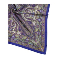 Enba Soft Pamuk Etnik Desenli Eşarp (Saks)