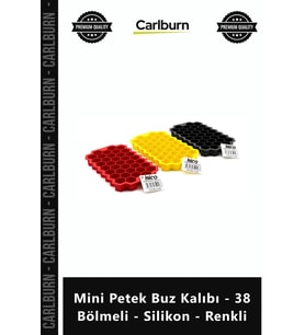 Özel Üretim Esnek Pratik Sağlıklı Mutfak Buzluk Mini Petek Buz Kalıbı 38 Bölmeli Silikon Renkli