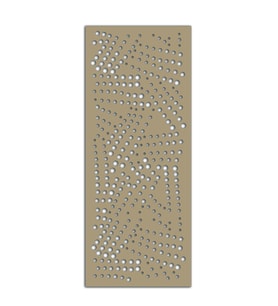 Liar Ahşap Seperatör (Paravan) - KSP58 - (85 x 210 cm) - (18 mm) - (Beyaz) (Renksiz)