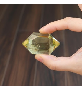 Çift Uçlu Limon Kuvars Taşı - Enerji Dengeleyici Kristal