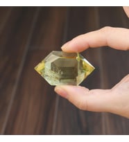 Çift Uçlu Limon Kuvars Taşı - Enerji Dengeleyici Kristal