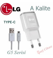 LG G5 Şarj Cihazı Başlık + Data Kablosu Set