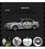 Bmw E60 Oto Araç Kapı Koruma Fitili 5metre Parlak Siyah Renk