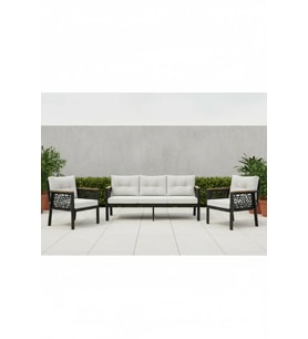 3+1+1 MELİSA Balkon-bahçe-kafe Çay Seti Koltuk Oturma Takımı-oturma Grubu,ofis Koltuğu