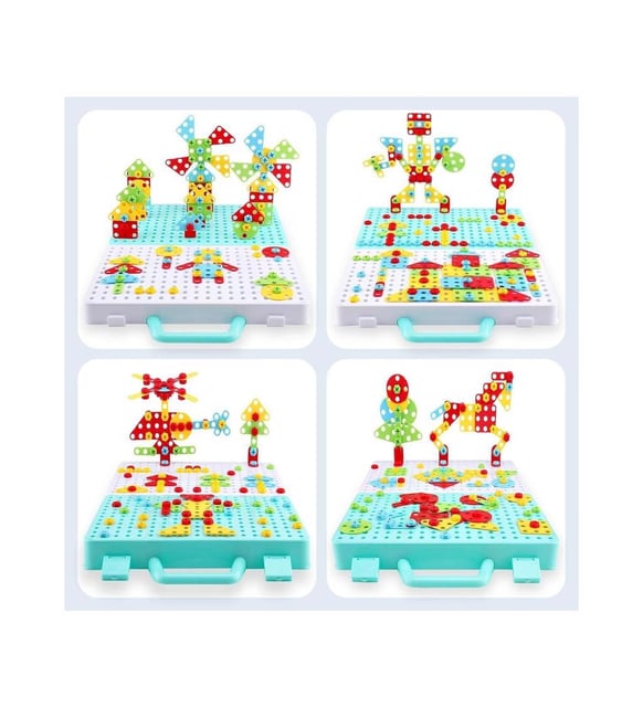 BİRLİK OYUNCAK MATKAP SETİ 3D PUZZLE URT014-001